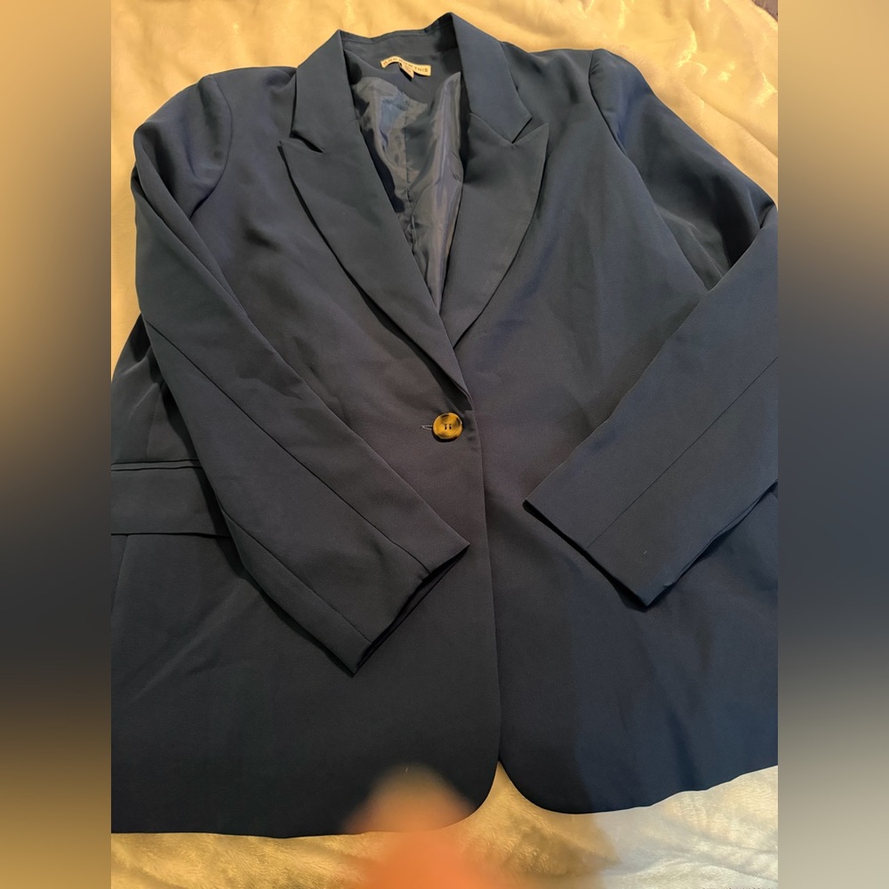 And Now This Women's Teal Blazer - Picture 6 of 8